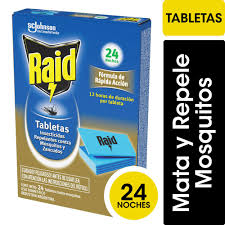 TABLETAS RAID 24 UNID.